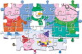 CLEMENTONI Puzzle Prasátko Peppa: Zima MAXI 104 dílků