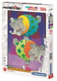 CLEMENTONI Puzzle Rovnováha 104 dílků