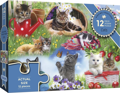 GIBSONS Puzzle Skládáme spolu: Kočky 12 dílků