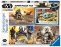 RAVENSBURGER Puzzle Star Wars: Mandalorian 4x100 dílků