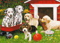 RAVENSBURGER Puzzle Štěněčí párty 60 dílků