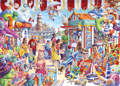GIBSONS Puzzle Suvenýry na pláži 1000 dílků