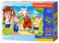 CASTORLAND Puzzle Tři malá prasátka MAXI 20 dílků