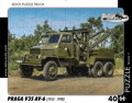 RETRO-AUTA Puzzle TRUCK č.7 Praga V3S AV-6 (1953-1990) 40 dílků