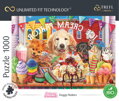 TREFL Puzzle UFT Cuteness Overload: Pejsci před cukrárnou 1000 dílků