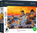 TREFL Puzzle UFT Romantic Sunset: Oia, Santorini 1500 dílků