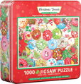 EUROGRAPHICS Puzzle v plechové krabičce Vánoční koblihy 1000 dílků