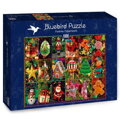BLUEBIRD Puzzle Vánoční ozdoby 1000 dílků