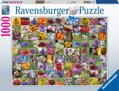 RAVENSBURGER Puzzle Včely na květinách 1000 dílků