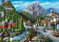 RAVENSBURGER Puzzle Vítejte v Banffu 1000 dílků