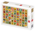 DEICO Puzzle Vzorník: Kočky 1000 dílků