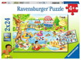 RAVENSBURGER Puzzle Zábava u rybníka 2x24 dílků