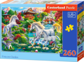 CASTORLAND Puzzle Zahrada jednorožců 260 dílků