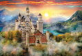 CLEMENTONI Puzzle Zámek Neuschwanstein 2000 dílků