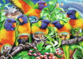 RAVENSBURGER Puzzle Země papoušků 1000 dílků