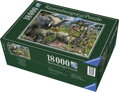 RAVENSBURGER Puzzle Zvířata u zdroje vody 18000 dílků