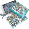 COBBLE HILL Rodinné puzzle Městečko hokeje 350 dílků