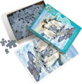 COBBLE HILL Rodinné puzzle Rodina tučňáků 350 dílků