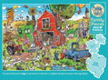 COBBLE HILL Rodinné puzzle Šílená farma 350 dílků
