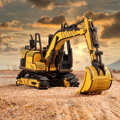 ROBOTIME Rokr 3D dřevěné puzzle Bagr 395 dílků