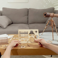 ROBOTIME Rokr 3D dřevěné puzzle Dalekohled 314 dílků