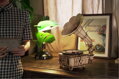 ROBOTIME Rokr 3D dřevěné puzzle Klasický gramofon 424 dílků