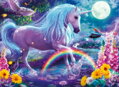RAVENSBURGER Třpytivé puzzle Jednorožec XXL 100 dílků