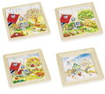 GOKI Vývojové dřevěné puzzle Roční období