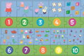 TREFL Vzdělávací puzzle Čísla Prasátko Peppa 20 dílků