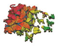 TREFL Wood Craft Origin puzzle Duhoví motýli 501 dílků