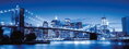 RAVENSBURGER Panoramatické puzzle Zářivý New York 1000 dílků