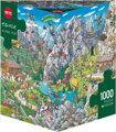 HEYE Puzzle Alpská legrace 1000 dílků