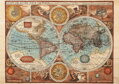 DINO Puzzle Mapa světa r. 1626, 500 dílků