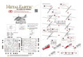 METAL EARTH 3D puzzle Vrtulník AH-64 Apache
