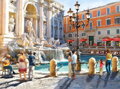 CASTORLAND Puzzle Fontána di Trevi, Řím 3000 dílků