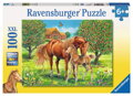 RAVENSBURGER Puzzle Koně na pastvině XXL 100 dílků