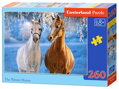 CASTORLAND Puzzle Koně v zimní krajině 260 dílků