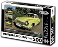 RETRO-AUTA Puzzle č. 28 Wartburg 311,1000 (1963) 500 dílků