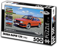RETRO-AUTA Puzzle č. 30 Škoda Rapid 130 (1986) 500 dílků