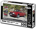 RETRO-AUTA Puzzle č. 32 Škoda 125 L (1989) - pravostranné řízení 500 dílků