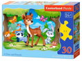 CASTORLAND Puzzle Koloušek a jeho přátelé 30 dílků