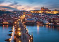 RAVENSBURGER Puzzle Noční Praha, Česká republika 1000 dílků