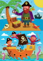 EDUCA Puzzle Piráti 2x20 dílků