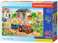 CASTORLAND Puzzle Život na farmě MAXI 40 dílků