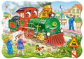 CASTORLAND Puzzle Zelená lokomotiva 30 dílků