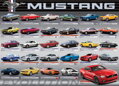 EUROGRAPHICS Puzzle Vývoj Fordu Mustang 1000 dílků