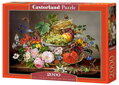CASTORLAND Puzzle Zátiší s květinami a ovocem 2000 dílků