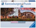 RAVENSBURGER Panoramatické puzzle Západ slunce nad Koloseem, Itálie 1000 dílků