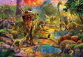 EDUCA Puzzle Území dinosaurů 1000 dílků