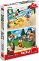 DINO Puzzle Mickey sportuje 2x77 dílků